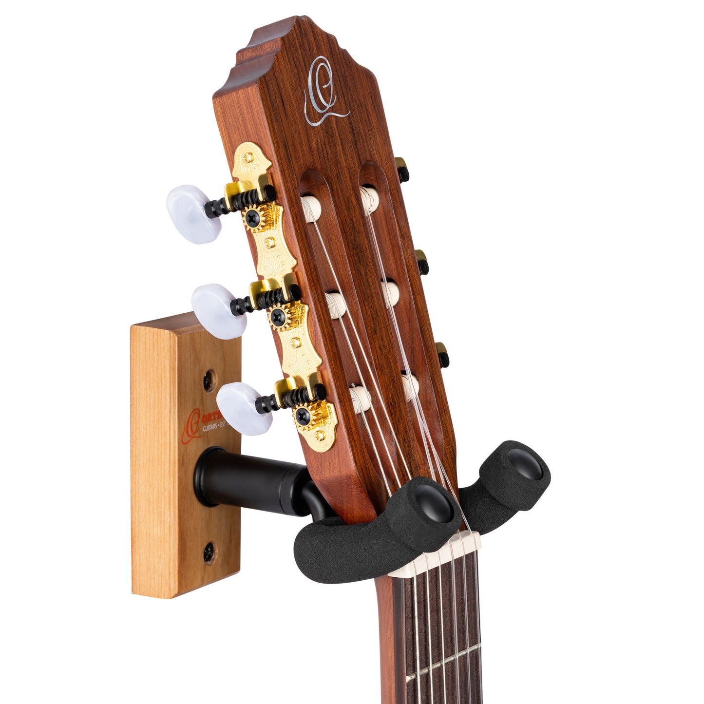 ORTEGA Guitar Wall Hanger - Cherry Wood