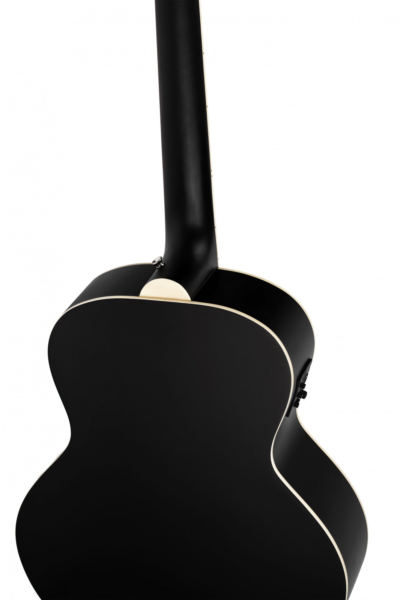 ORTEGA Deep Series 7 Medium Scale Acoustic Bass 4 String - Spruce / Mahogany Satin Black