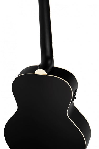 ORTEGA Deep Series 7 Medium Scale Acoustic Bass 4 String - Spruce / Mahogany Satin Black