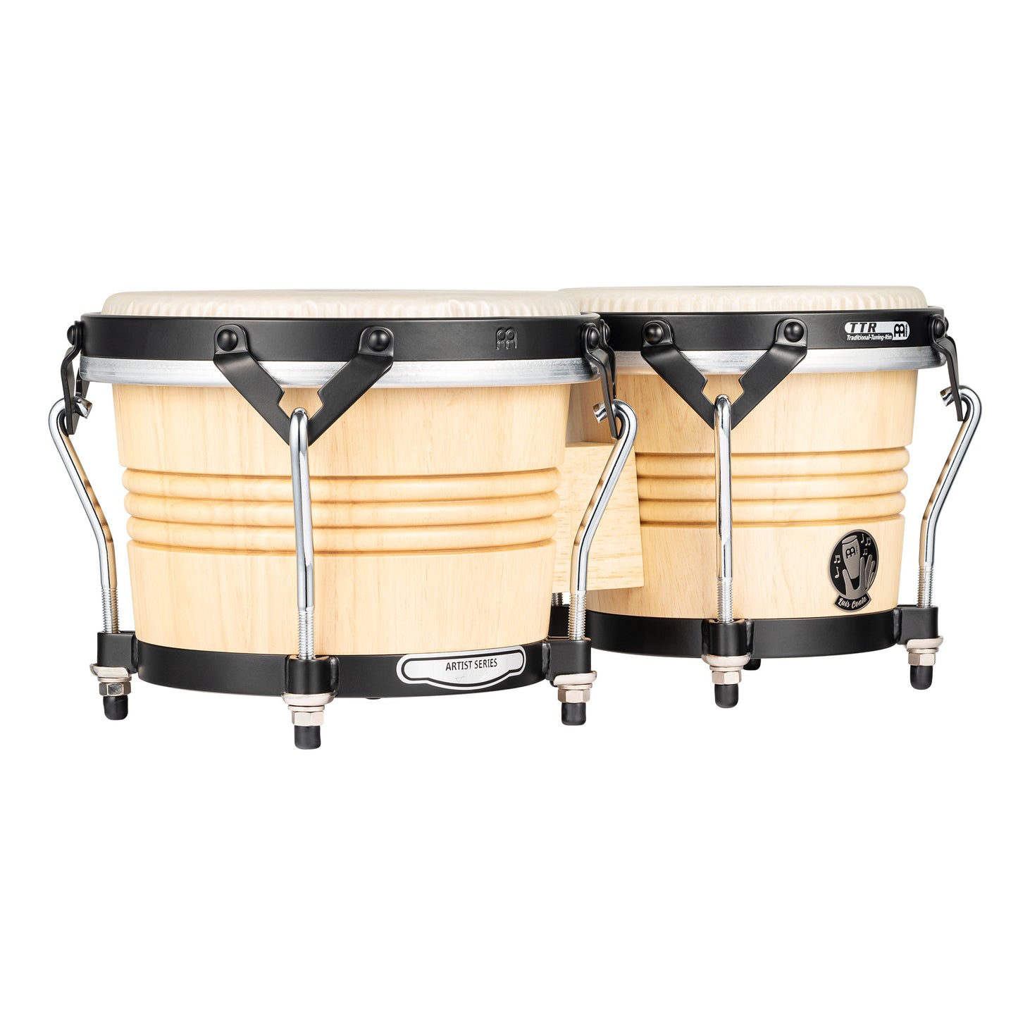MEINL Percussion Artist Series Luis Conte Bongo 6 3/4" Macho & 8" Hembra - Natural
