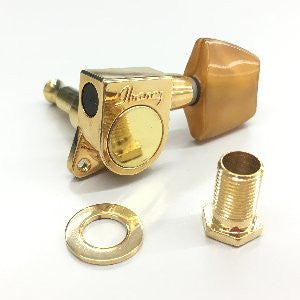 IBANEZ Mechaniken Set Smooth T. AS Perlmut-Braune Flügel - 3L+ 3R