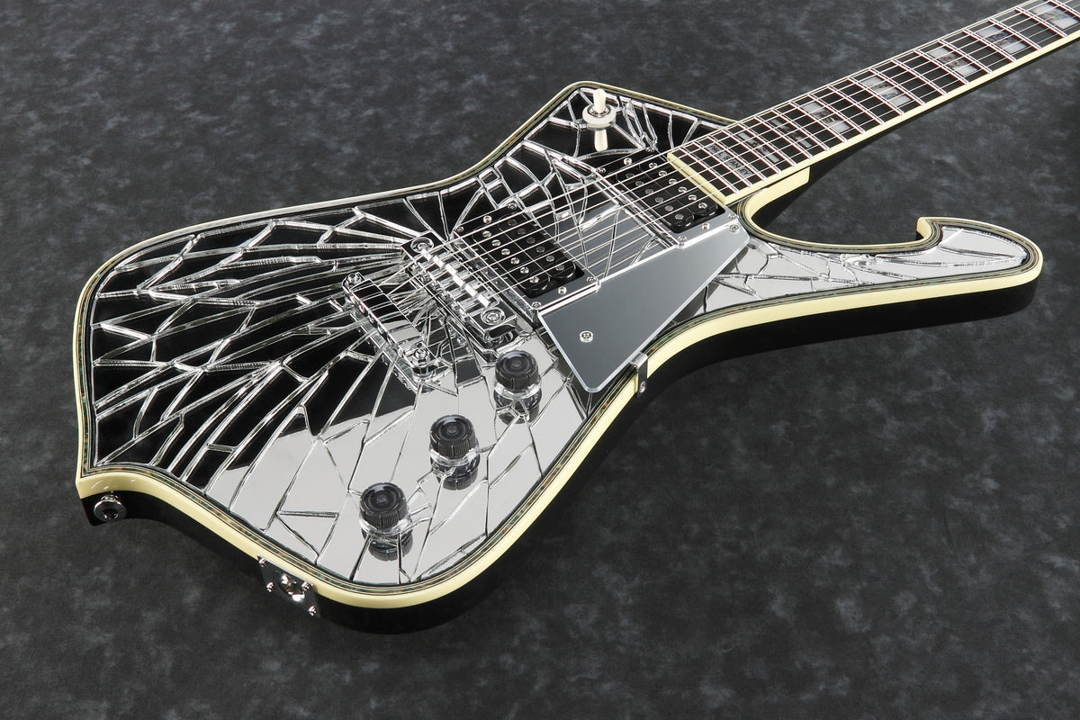 IBANEZ Paul Stanley "KISS" Signature E-Gitarre 6-String "The Cracked Mirror" + Koffer