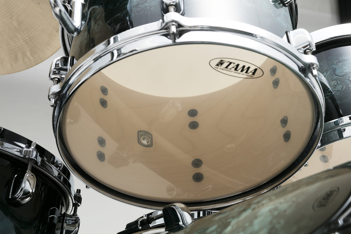 TAMA Starclassic Performer Shell Kit 5 pcs - Molten Steel Blue Burst/Chrome HW