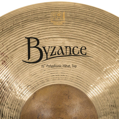 MEINL Cymbals Byzance Brilliant Polyphonic Hihat - 15"