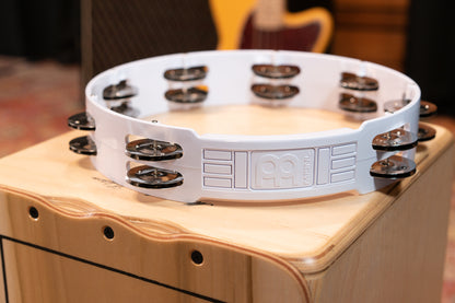 MEINL Percussion Headliner® Series Molded ABS Tambourine - 10" White