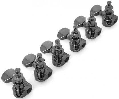 Ibanez die-cast machine head set L*6 in cosmo black for selected SA/X series models - für ausgewählte SA / X Modelle