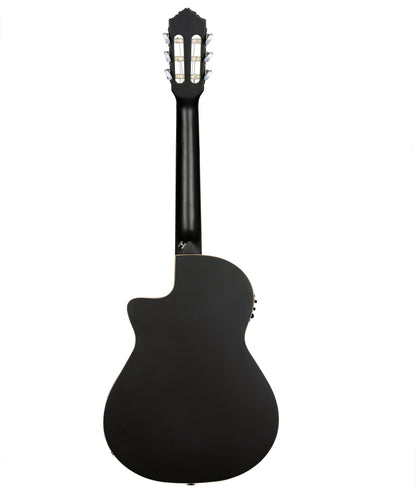 ORTEGA Family Series 3/4 Konzertgitarre 6-String - Satin Black + Gigbag