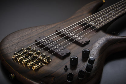IBANEZ Prestige SR Electric Bass 5-String - Mocha Flat + Case
