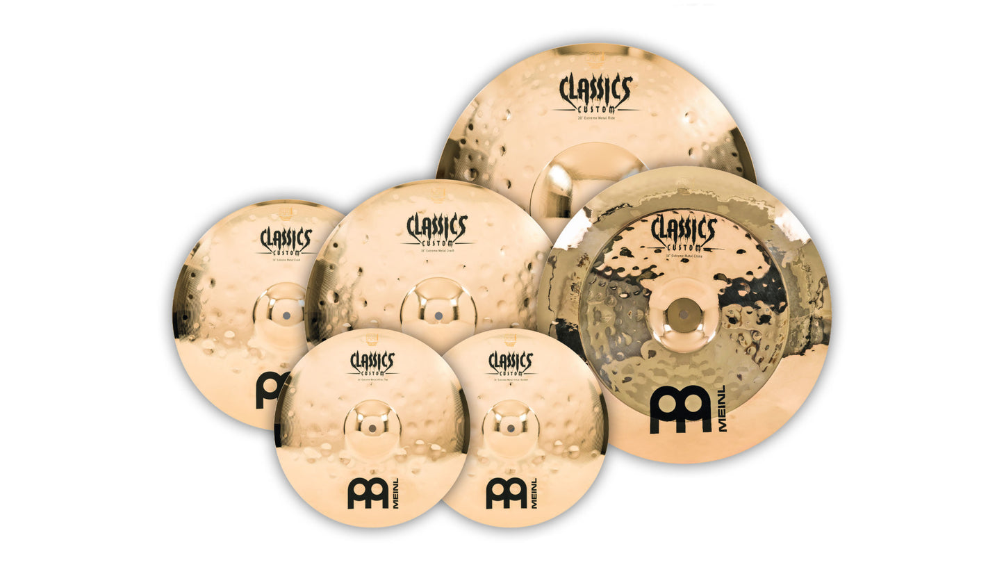 MEINL Cymbals Classics Custom Extreme Metal Expanded Cymbal Set