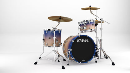 TAMA Starclassic Walnut/Birch Lacquer Shell Kit 3 teilig - Satin Purple Atmosphere Fade/Chrom HW