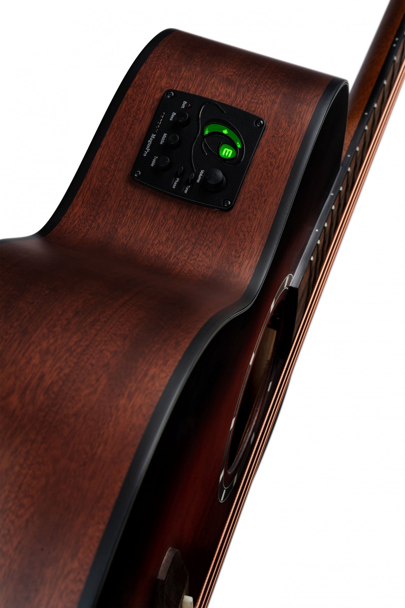 ORTEGA Deep Series 7 Medium Scale Acoustic Bass 4 String - Spruce / Mahogany Bourbon Fade
