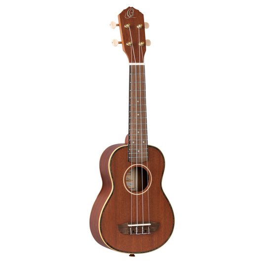 ORTEGA Timber Serie Sopran Ukulele 4 String - Mahogany Natural + Bag