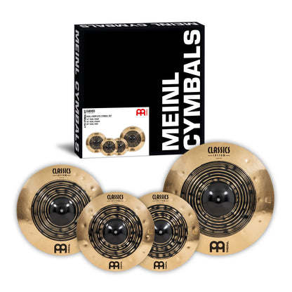 MEINL Cymbals Classics Custom Dual Complete Cymbal Set - 14" / 16" / 20"