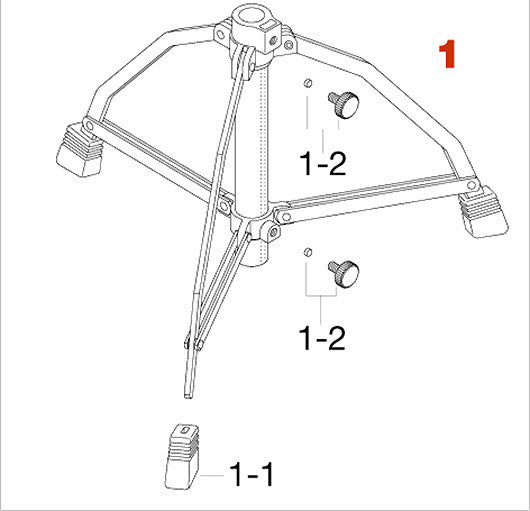 TAMA Tripod Basis für HT25 Drum Sitz
