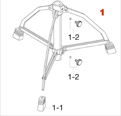 TAMA Tripod Basis für HT25 Drum Sitz