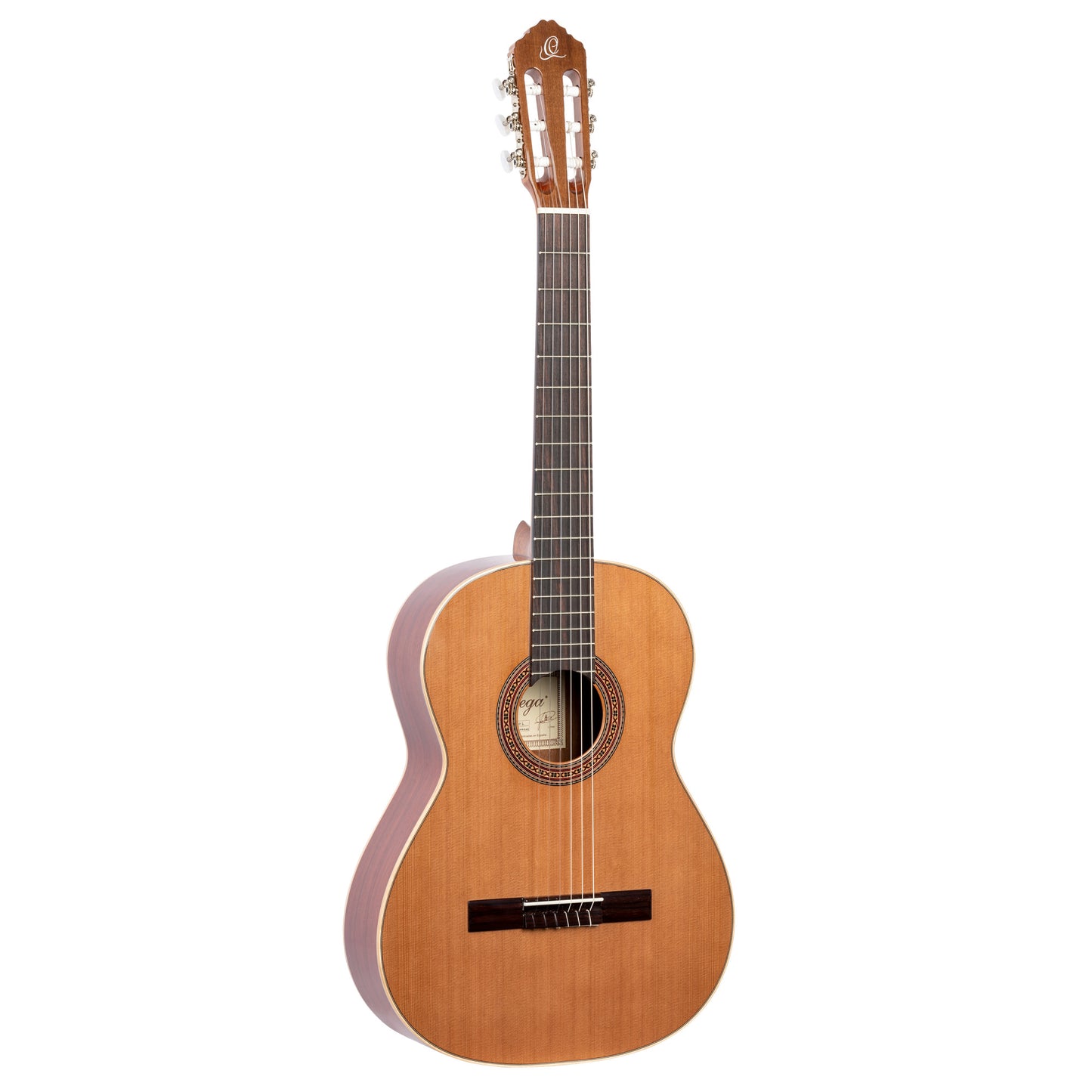 ORTEGA Traditional Series 4/4 Konzertgitarre 6-String Lefty - Natur Zeder + Gigbag