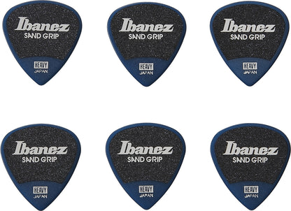 IBANEZ Grip Wizard Series Sand Grip Flat Picks - 6 pcs