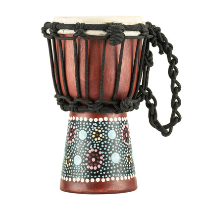 MEINL Percussion African Style Mini Djembe - Flower Design