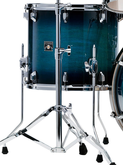 TAMA Superstar Classic Floor Tom 16" x 14" - Blue Lacquer Burst/Chrom HW