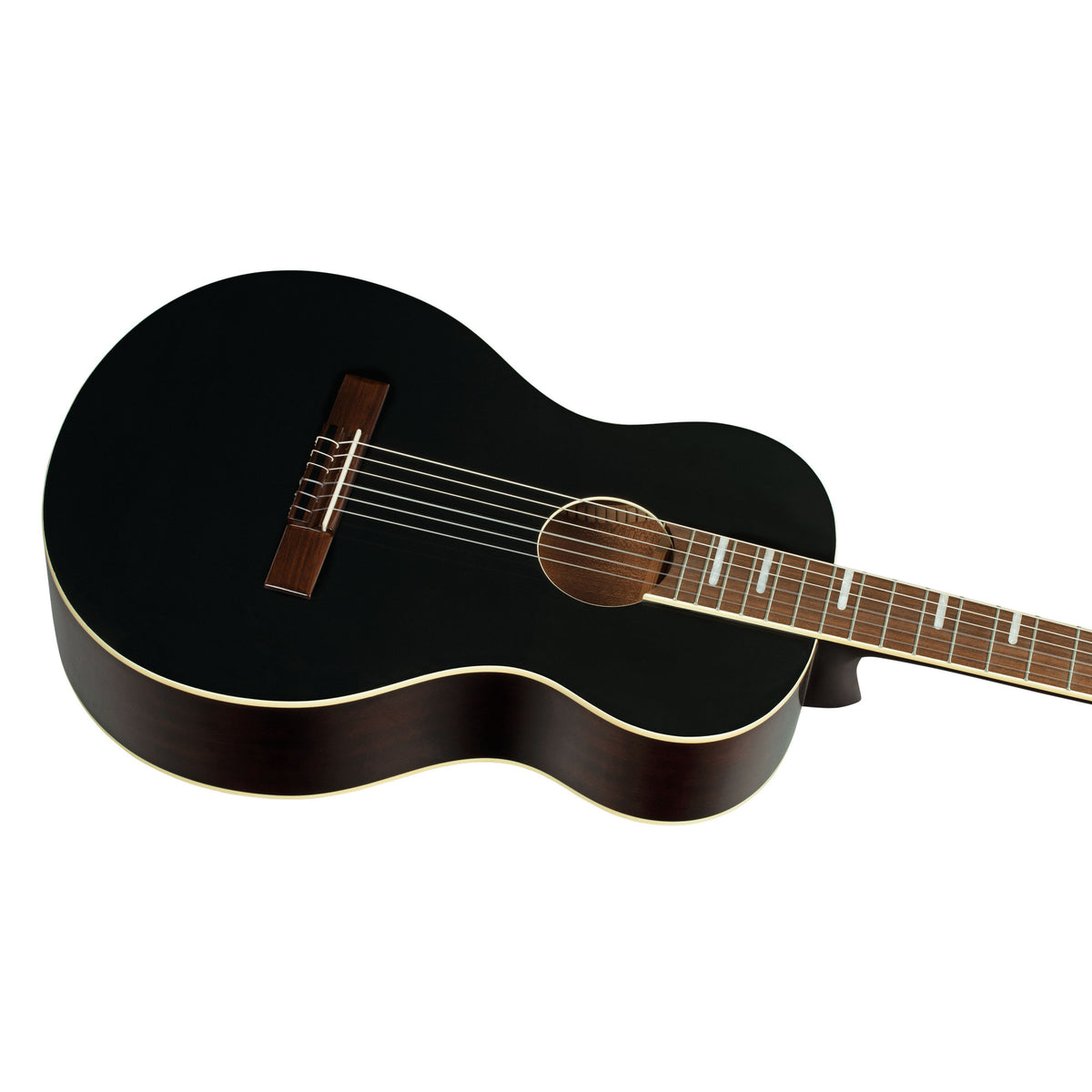 ORTEGA Ranger Series 4/4 Konzertgitarre 6-String - Black + Gigbag