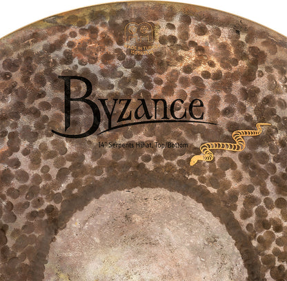 MEINL Cymbals Byzance Brilliant Serpents Hihat - 14"