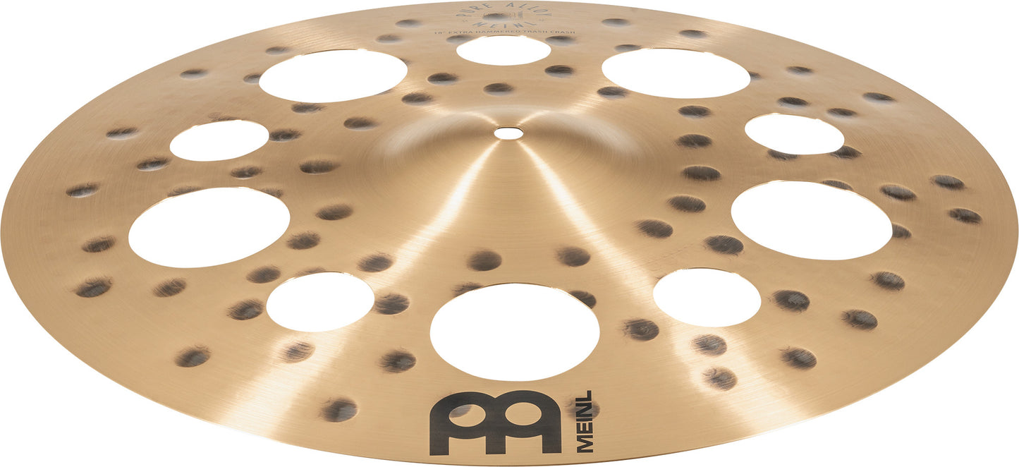 MEINL Cymbals Pure Alloy Extra Hammered Trash Crash - 18"