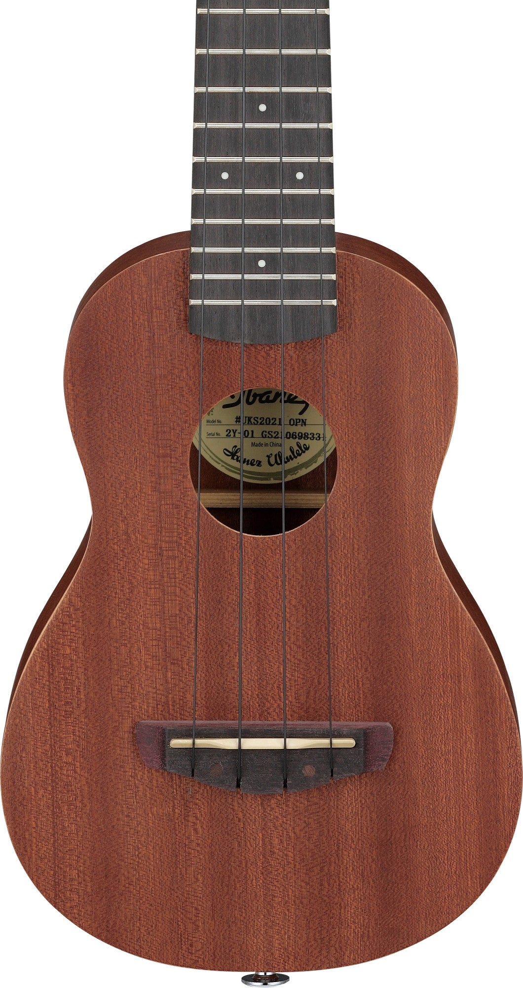 IBANEZ Soprano Ukulele 4-String - Open Pore Natural + Gigbag