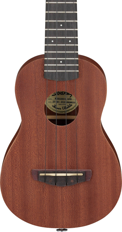 IBANEZ Soprano Ukulele 4-String - Open Pore Natural + Gigbag