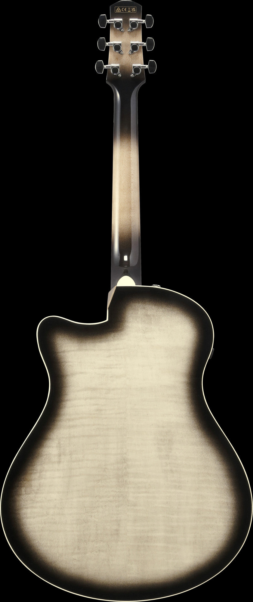 IBANEZ Advanced Acoustic AAM Acoustic Guitar 6-String - Transparent Panda High Gloss