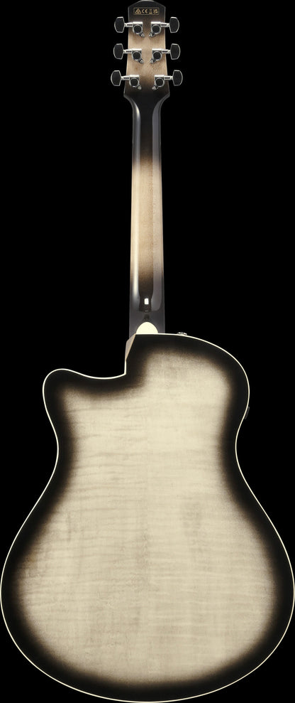 IBANEZ Advanced Acoustic AAM Acoustic Guitar 6-String - Transparent Panda High Gloss