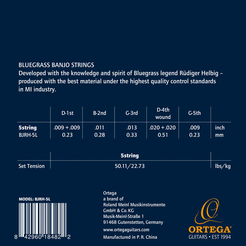 ORTEGA Rüdiger Helbig Signature Bluegrass Banjo Strings - Light