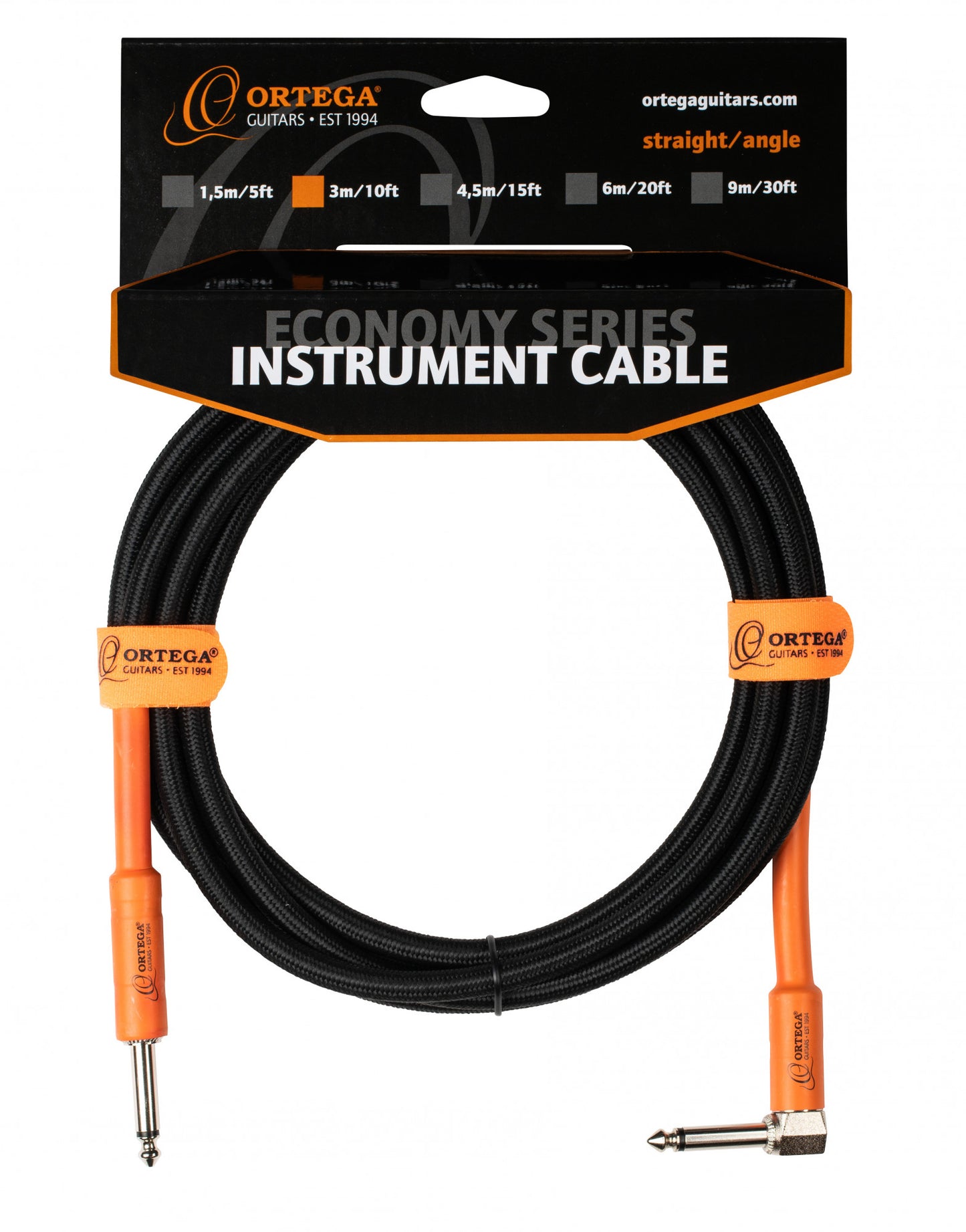 ORTEGA Economy Series Instrumentenkabel - 3m / 10ft