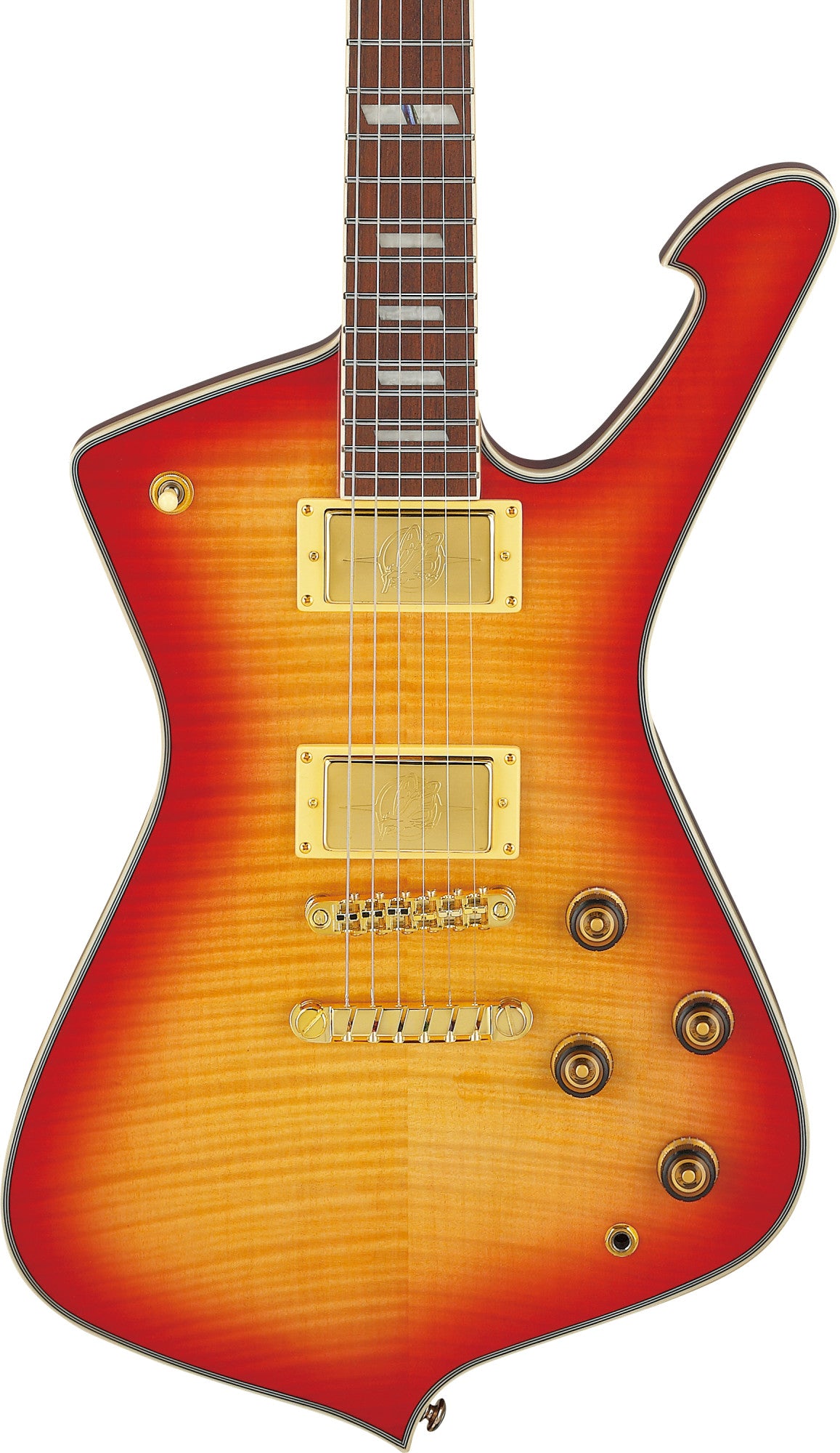 IBANEZ Iceman Electric Guitar 6-String - Cherry Sunburst + Gig Bag