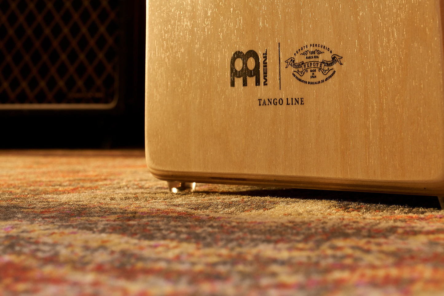 MEINL Percussion Artisan Edition Series String Cajon Tango Line - Light Eucalyptus