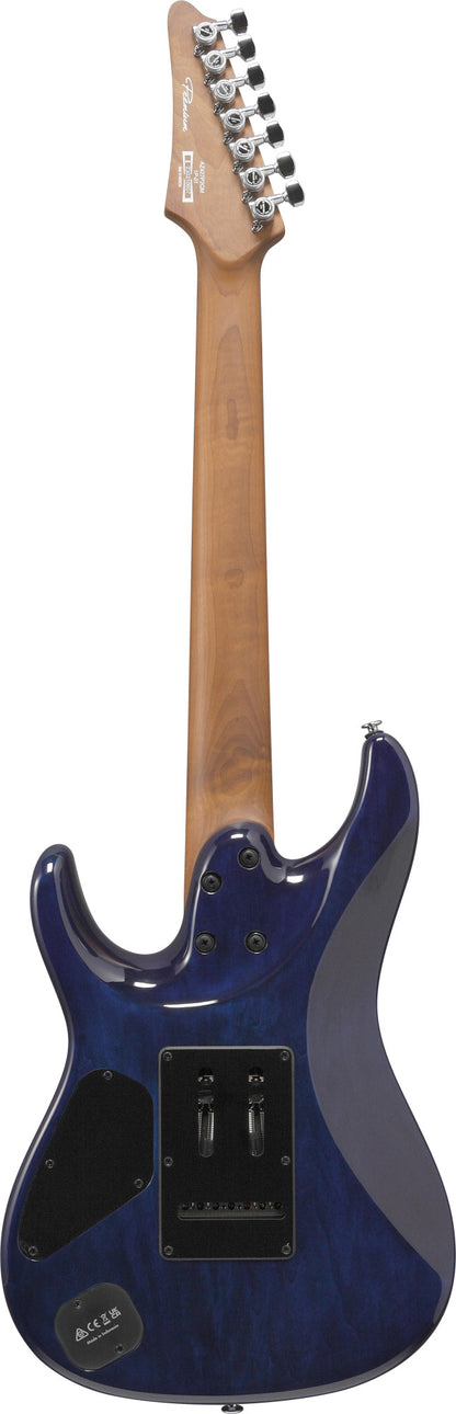 IBANEZ Premium AZ E-Gitarre 7-String - Twilight Blue Burst + Gigbag