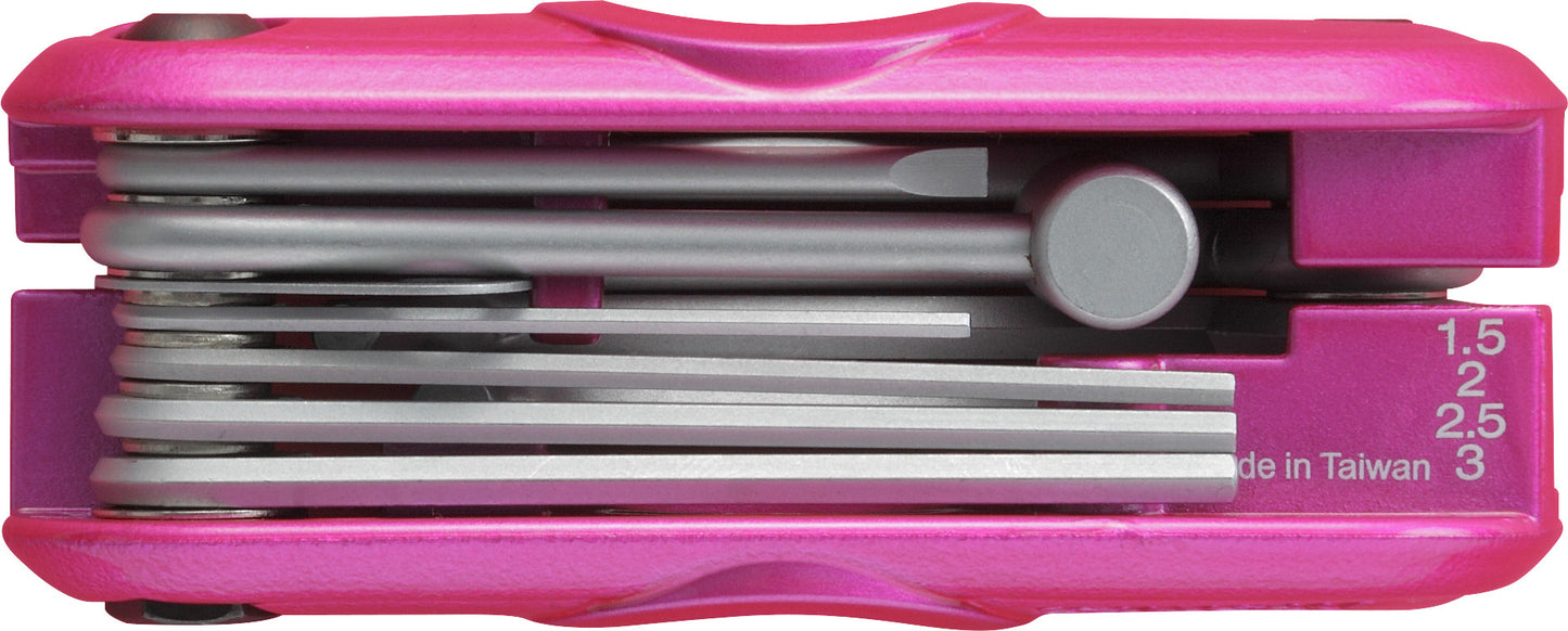 IBANEZ Multi-Tool - 11 Werkzeuge in Einem - Metallic Pink - Limited Edition