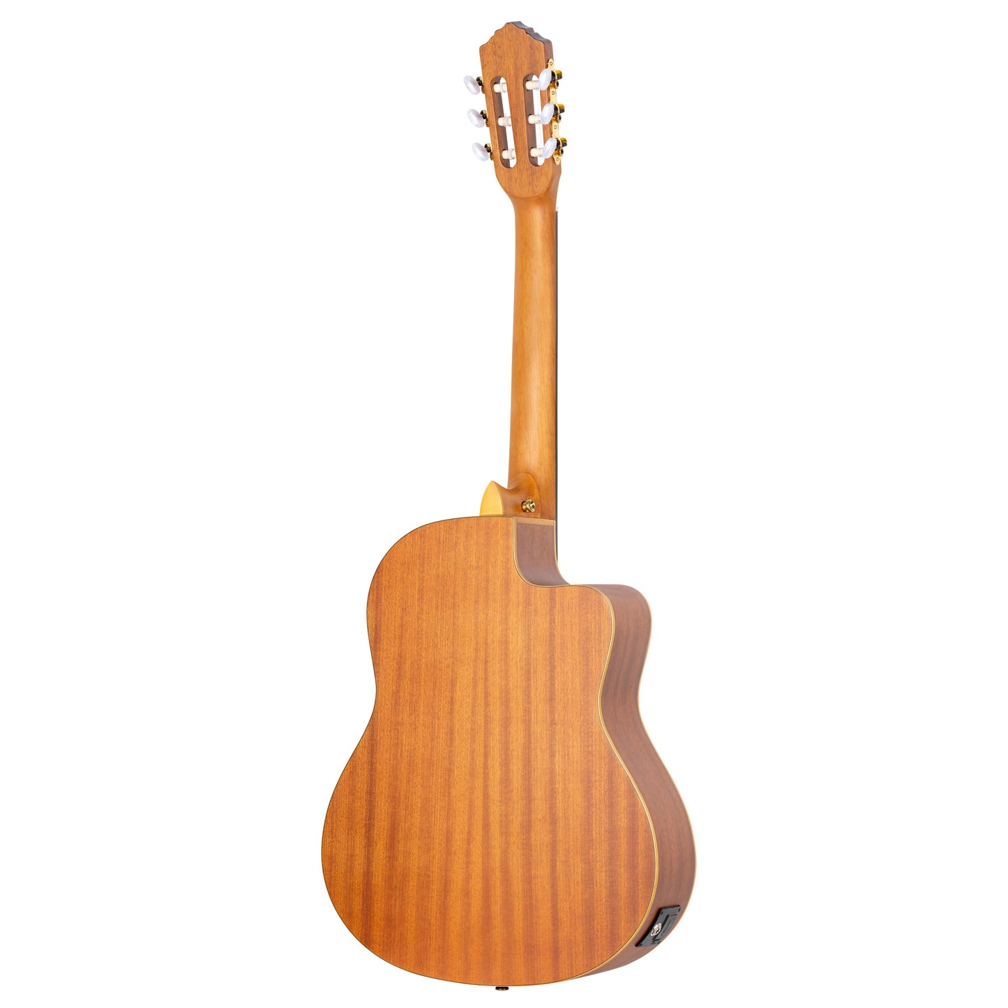 ORTEGA Family Series Pro 4/4 Slim Neck Konzertgitarre 6 String Lefty - Massive Zeder / Mahagoni Natur + Bag