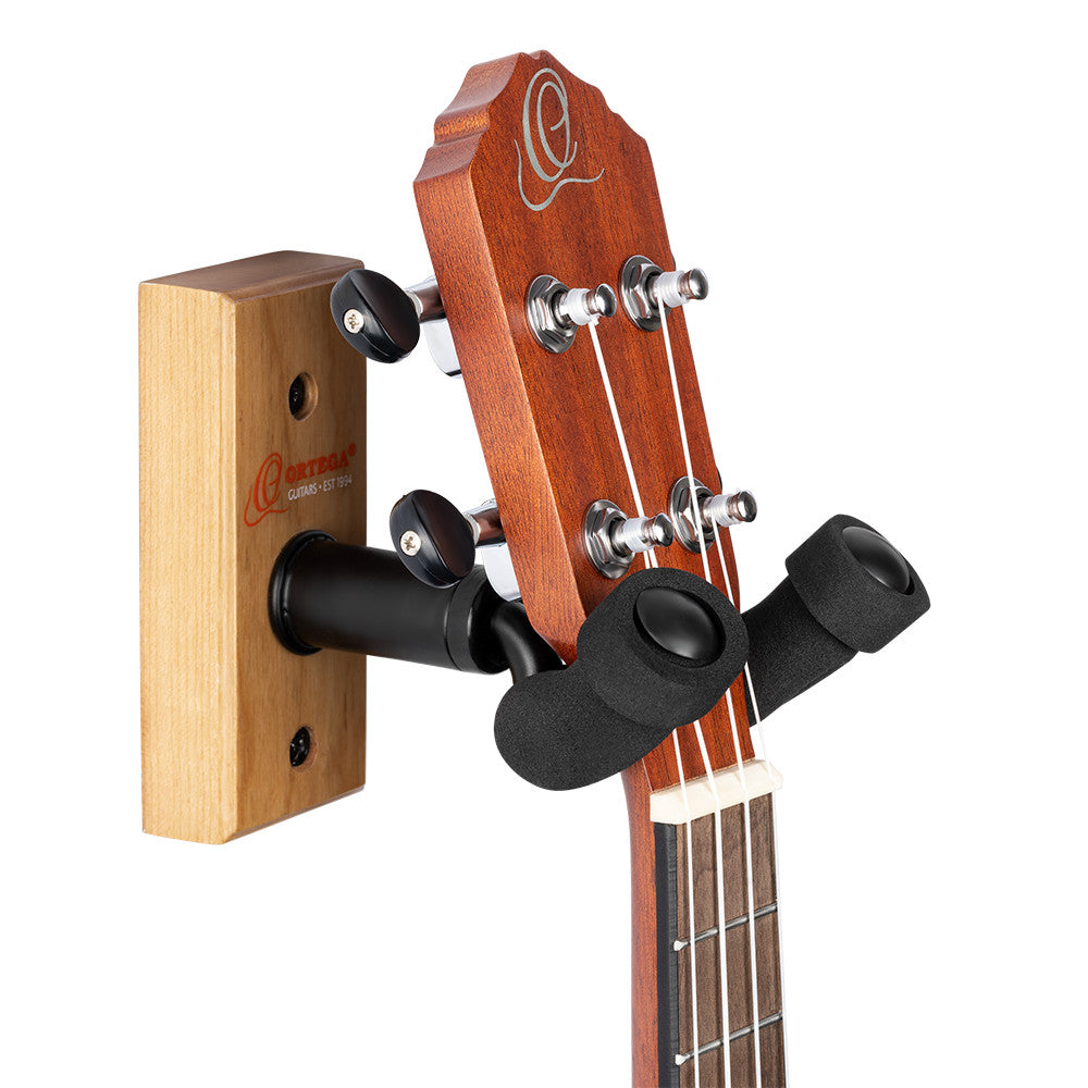 ORTEGA Ukulele Wall Hanger - Cherry Wood