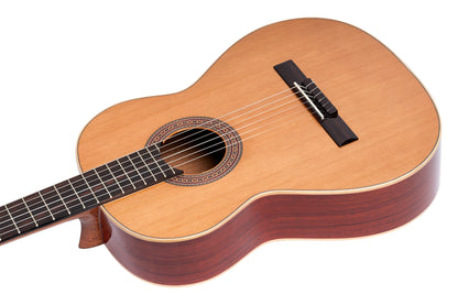ORTEGA Traditional Series 4/4 Konzertgitarre 6-String Lefty - Natur Zeder + Gigbag