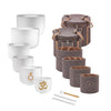 MEINL Sonic Energy 6-piece Om Crystal Singing Bowl Set
