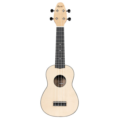 KEIKI K2 Serie Sopran Ukulele Lefty Set - Maple Natural / ABS