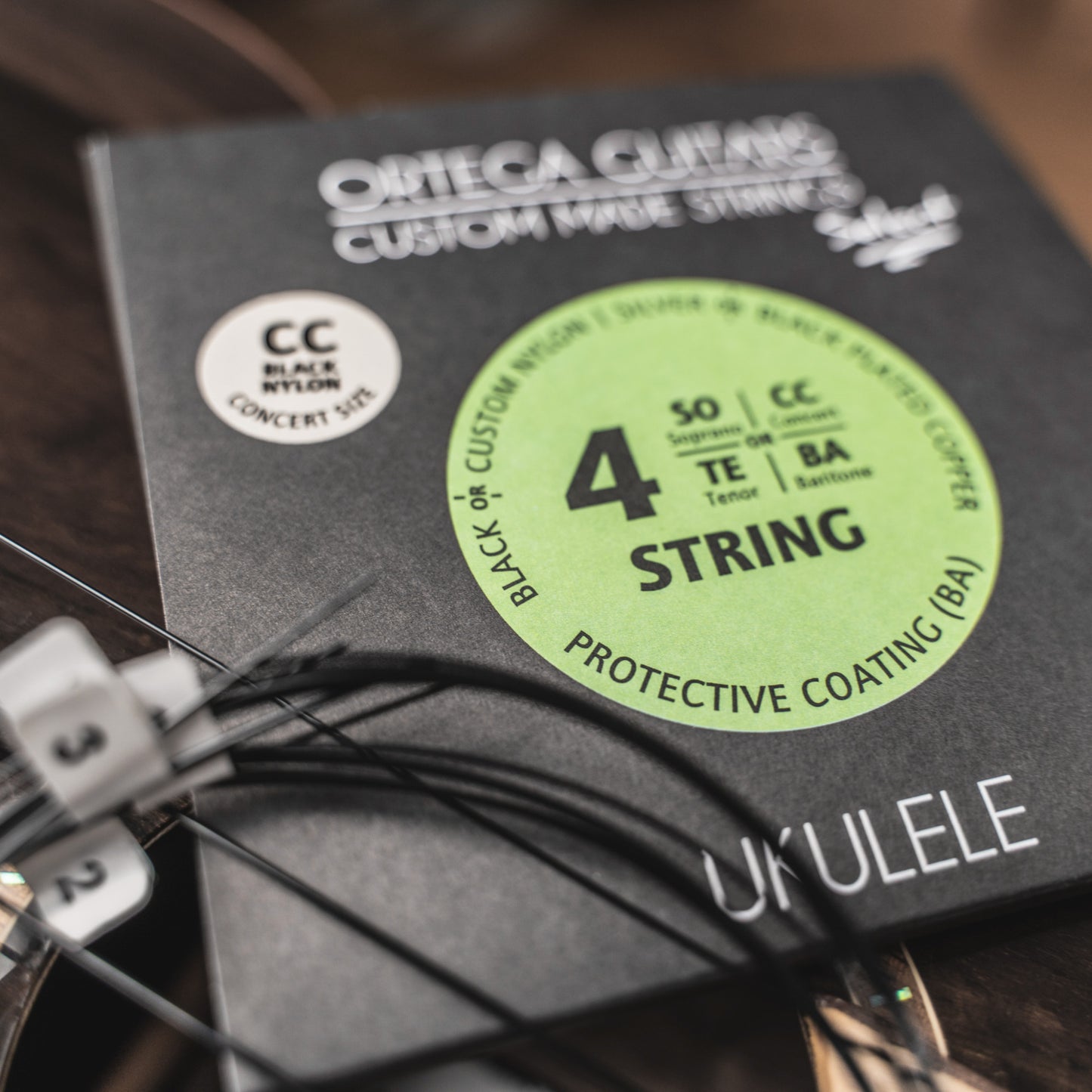 ORTEGA Custom Made Strings Select String Set - Ukulele 4 String