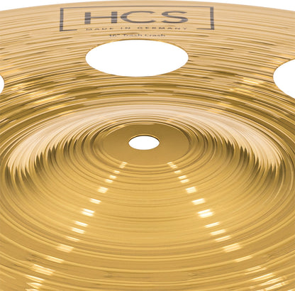 MEINL Cymbals HCS komplettes Beckenset - 14" Hihat/16" Trash Crash/18" Crash/20" Ride