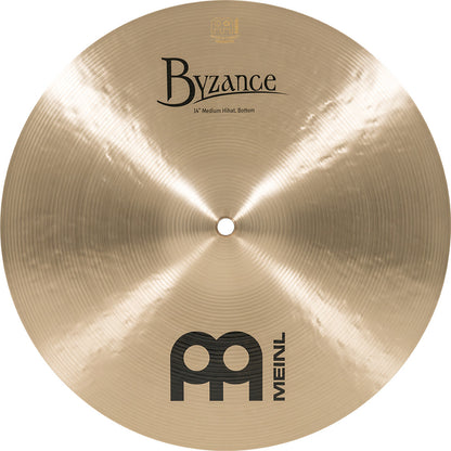 MEINL Cymbals Byzance Traditional Medium Hihat - 14"