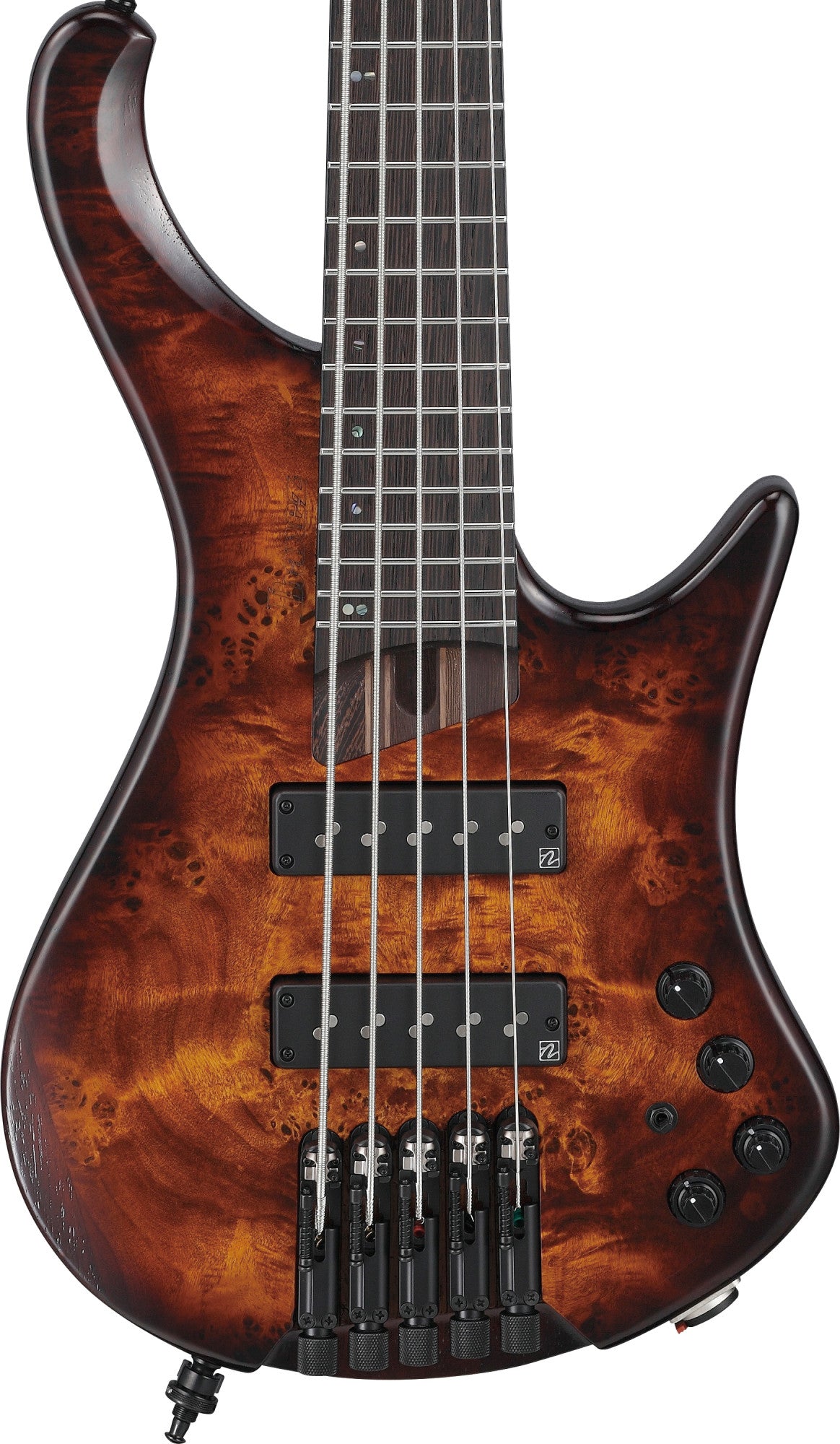 IBANEZ Bass Workshop EHB Electric Bass 5-String Shortscale - Dragon Eye Burst Low Gloss + Gig Bag