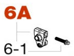 TAMA Kipphebelbaugruppe (rechte Seite) für Dyna-Sync Twin Pedal
