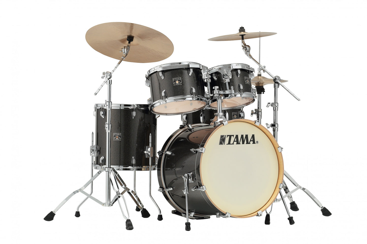 TAMA Superstar Classic Drum Set 5 pcs - Midnight Gold Sparkle/Chrome HW + SM5W Hardware Kit