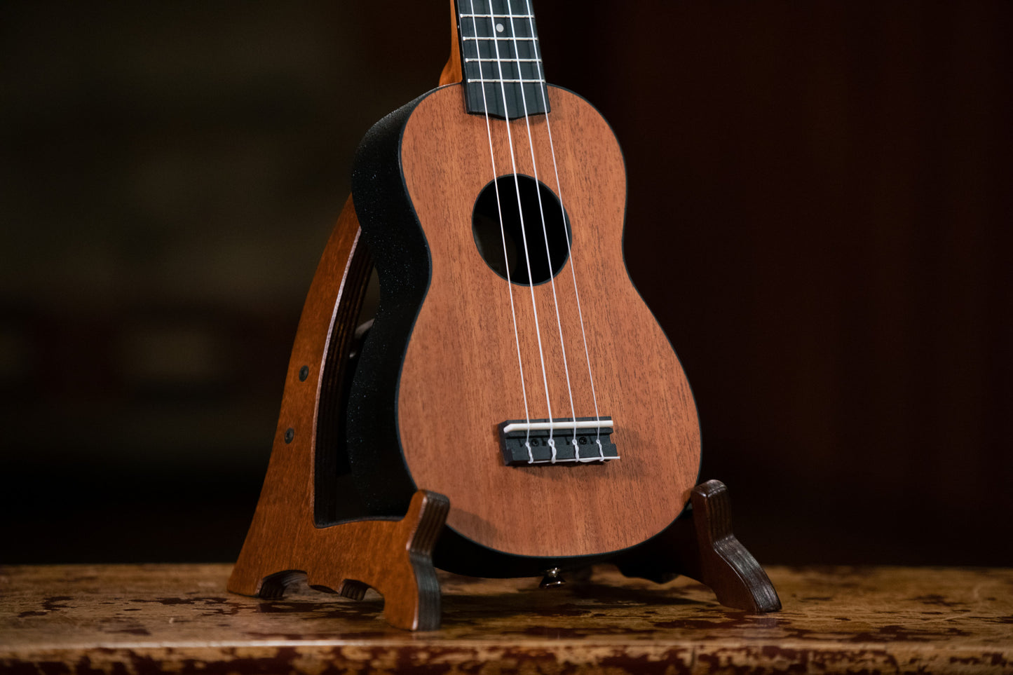 KEIKI K2 Serie Sopran Ukulele Set - Agathis / Mahogany Natural