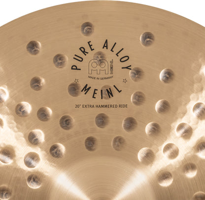 MEINL Cymbals Pure Alloy Extra Hammered Ride - 20"