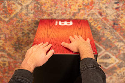 MEINL Percussion Headliner® Series Snare Cajon - Tango Red Fade